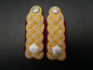 Preview: GDR NVA – Pair of Shoulder Boards / Shoulder Straps for Major General of Civil Defense / Fire Department (for Service Shirt)