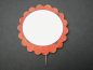 Preview: Paper badge – flower with swastika – Labor Day