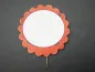 Preview: Abzeichen aus Papier - Blume mit HK - Tag der Arbeit
