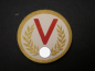 Preview: Badge – V with swastika, cardboard