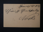 Preview: Gustav Noske (1868 - 1946) - Karte mit handschriftlicher Signatur - erster Reichswehrminister