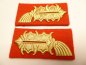 Mobile Preview: Pair of collar patches General of the Land Armed Forces / MfS
