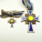 Preview: Ehrenkreuz der deutschen Mutter 3.Stufe Bronze (2.Form) mit Miniatur L21