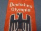 Preview: Abzeichen Olympiade 1936 Berlin - " Deutsches Olympia 1934 - 1936 "