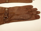 Preview: LW Luftwaffe - pair of leather gloves with chamber stamp Fl.Gr.Bbl.