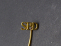 Preview: SPD badge in real gold 585