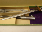 Preview: GDR NVA army service dagger with hanger in a case with matching numbers