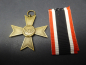 Preview: Orden - KVK Kriegsverdienstkreuz ohne Schwerter 2. Klasse am Band, Buntmetall, Hersteller 52 für Gottlieb & Wagner, Idar-Oberstein