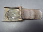 Mobile Preview: Belt lock - LW Luftwaffe with leather strap, iron