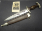 Preview: Former SS dagger with ground Röhm dedication, manufacturer Richard Herder Solingen
