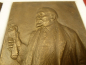 Mobile Preview: Three large plaques in a case - Marx + Engels + Lenin