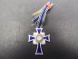 Preview: Mother's cross in silver on the ribbon