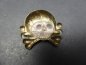 Preview: SS Death's Head Cap Badge 1st Form - Made from copper/brass alloy