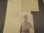 Preview: Postcard with OU sword carrier General Dietl + letter and envelope to a student 1941