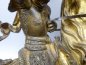 Preview: Einmalige alte Bronze - Kämpfende Ritter - Kreuzritter gegen islamischen Krieger
