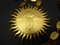 Preview: Deschler Orden - Kenia Ordenskette mit Medaille "Orden vom Brenneden Speer" genannt "Moran" + Vistitenkarte