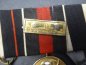 Preview: 4er Ordensspange KTK 1914/18 + KVK Medaille + Sudetenland Medaille + KVK 2. Klasse mit Auflage Prager Burg
