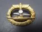 Preview: U-boat War Badge Schwerin Berlin 68 on cross pin