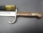 Preview: Bayonet for Brazil Mauser M 1908 scabbard with brass fittings