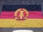 Preview: DDR NVA Fahne Dienstfahne 200 x 120 cm - Polyester + Kunstseide