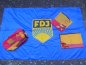Preview: 4x DDR + FDJ flags 200 x 120 cm and smaller, polyester and cotton
