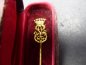 Preview: Geschenknadel mit Wappen der Familie von Richthofen im Etui, 750er Gold
