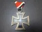 Preview: EK2 Iron Cross 2nd Class 1939 on ribbon - unmarked piece 98 Rudolf Souval, Vienna