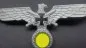 Preview: Cap eagle NSKOV NS Kriegerbund Kyffhäuser. Non-ferrous metal on needle. With manufacturer.