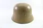 Preview: Ww2 Wehrmacht DAK Afrika Stahlhelm M40 with 1 Afrikakorps emblem - camouflage paint