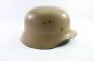 Preview: Ww2 Wehrmacht DAK  Afrika Stahlhelm M40 mit 1 Emblem Afrikakorps - Tarnlackierung