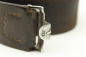 Preview: Ww2 Wehrmacht leather belt with a rare ALU clasp made by L + F