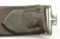 Preview: Ww2 Wehrmacht leather belt with a rare ALU clasp made by L + F