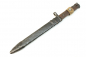 Preview: Ww2 bayonet wooden handle carrying linen device