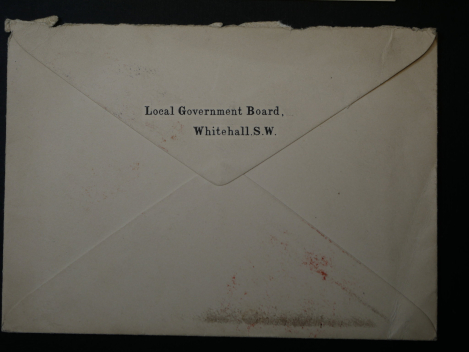 Autograph - John Bruns. Englischer Politiker, Karte mit Umschlag von 1911 an eine Miss Karmann