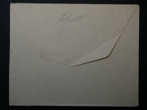 Autograph – Friedrich Ebert (1871–1925) – Card with handwritten signature