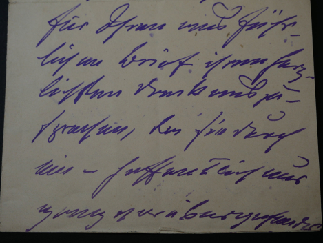 Autograph - Eduard Georg Graf von Bethusy-Huc (1829-1893), eigenhändig geschriebener Brief