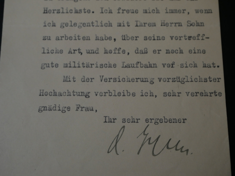 Autograph - Otto Geßler (1875-1955), einseitiger Brief von 1927 als Reichswehrminister
