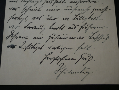 Preview: Autograph - Autograph - Generalmajor Friedrich Graf von der Schulenburg (1865 - 1939) - eigenhändiger und signierter Brief an einen Major, 1926