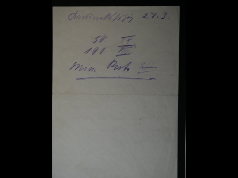 Autograph - Autograph - Generalmajor Friedrich Graf von der Schulenburg (1865 - 1939) - eigenhändiger und signierter Brief an einen Major, 1926