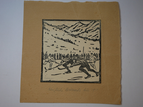 Autograph - Emil Bizer (1881-1957) deutscher Kunstmaler und Radierer, Vorsitzender der Badischen Secession