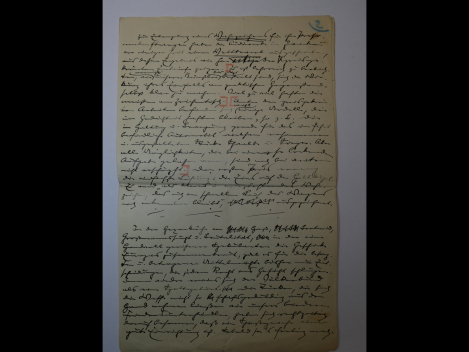 Preview: Autograph - Paul Oskar Höcker (1865 - 1944), Schriftsteller - eigenhändiges, dreieinhalbseitiges Manuskript