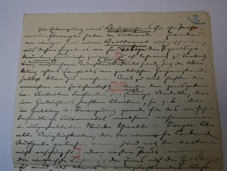 Preview: Autograph - Paul Oskar Höcker (1865 - 1944), Schriftsteller - eigenhändiges, dreieinhalbseitiges Manuskript