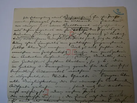 Autograph - Paul Oskar Höcker (1865 - 1944), Schriftsteller - eigenhändiges, dreieinhalbseitiges Manuskript