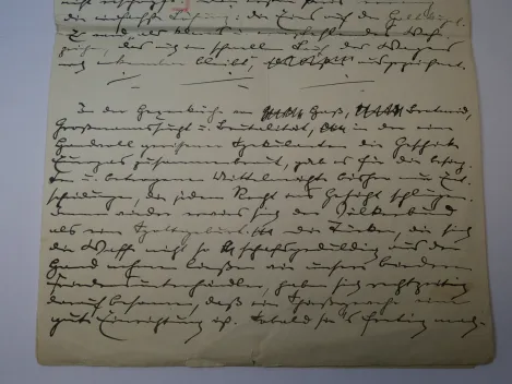 Autograph - Paul Oskar Höcker (1865 - 1944), Schriftsteller - eigenhändiges, dreieinhalbseitiges Manuskript