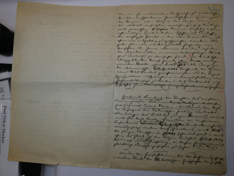 Preview: Autograph - Paul Oskar Höcker (1865 - 1944), Schriftsteller - eigenhändiges, dreieinhalbseitiges Manuskript