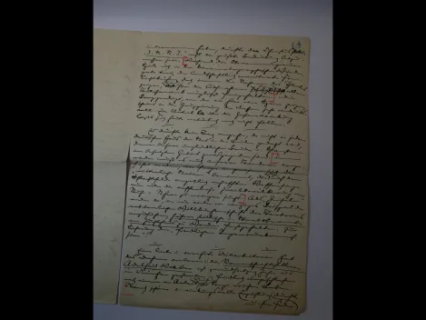 Autograph - Paul Oskar Höcker (1865 - 1944), Schriftsteller - eigenhändiges, dreieinhalbseitiges Manuskript