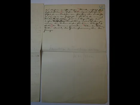 Autograph - Paul Oskar Höcker (1865 - 1944), Schriftsteller - eigenhändiges, dreieinhalbseitiges Manuskript