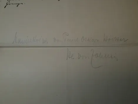 Autograph - Paul Oskar Höcker (1865 - 1944), Schriftsteller - eigenhändiges, dreieinhalbseitiges Manuskript