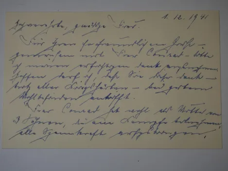 Autograph - Generaloberst Johannes Blaskowitz (1883 - 1948) - Generaloberst, Ritterkreuzträger mit Eichenlaub und Schwerter