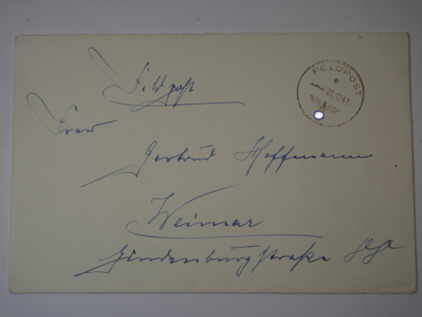 Autograph - Generaloberst Johannes Blaskowitz (1883 - 1948) - Generaloberst, Ritterkreuzträger mit Eichenlaub und Schwerter